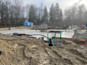 Das neue Heizwerk für Pullach Süd entsteht